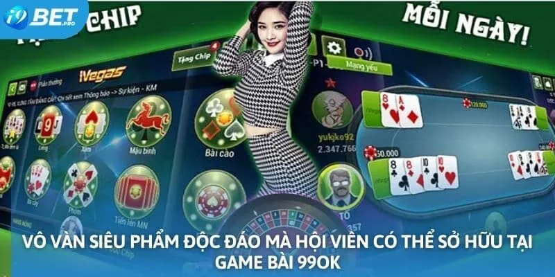 Vô vàn siêu phẩm độc đáo mà hội viên có thể sở hữu tại game bài 99OK
